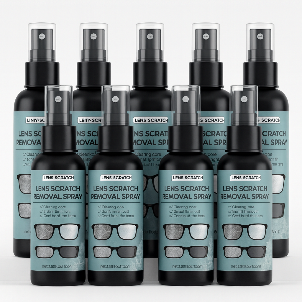 No. 1 Premium Lens Cleaner & Scratch-Repair Spray – Crystal Clear Vision for Eyeglasses & Sunglasses