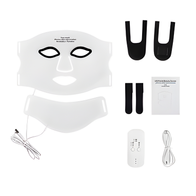 Transform Your Skin with 7-Color LED Therapy – Full Face & Neck Care