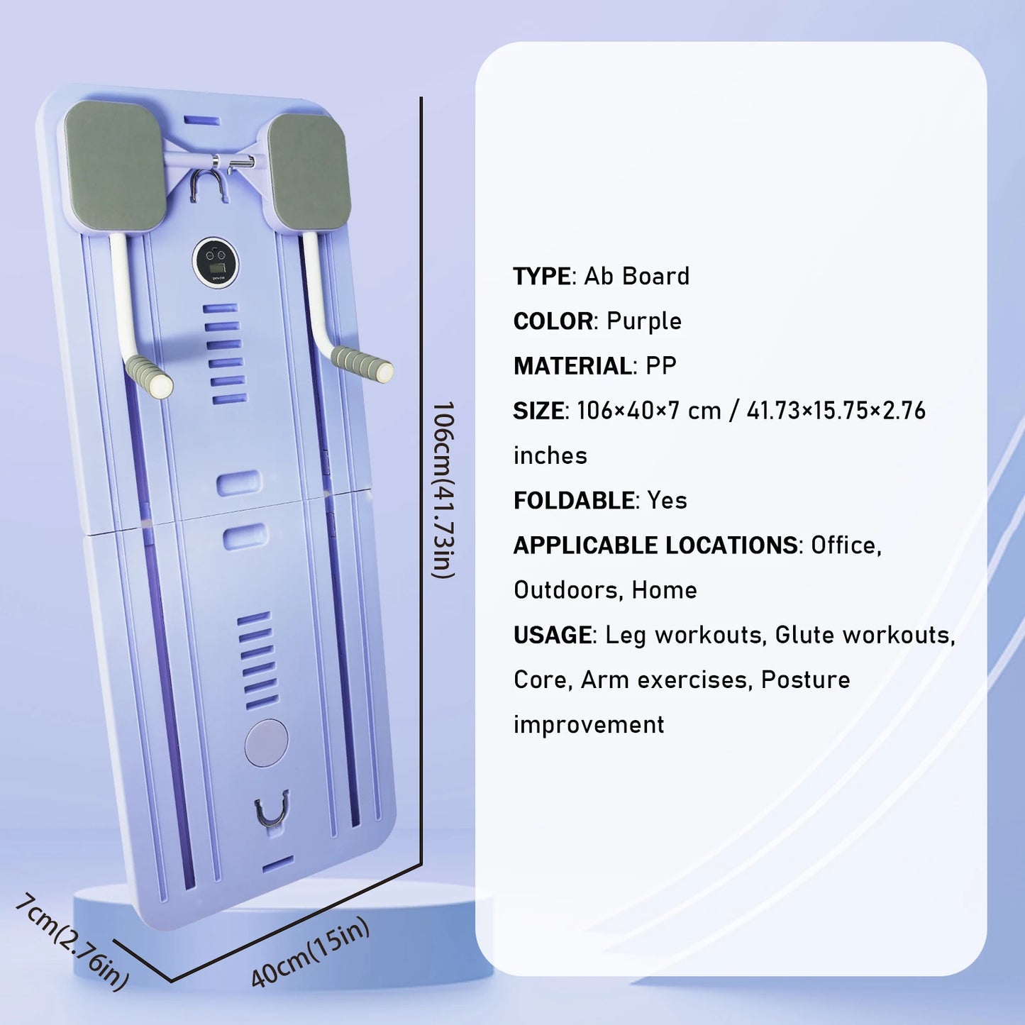 Adjustable Home Pilates Workout Board™