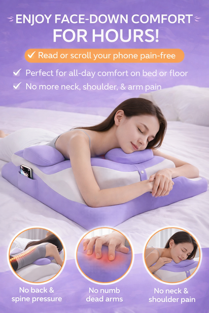 Body Support Pillow for Prone Rest, Reading & Gaming