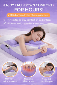 Body Support Pillow for Prone Rest, Reading & Gaming