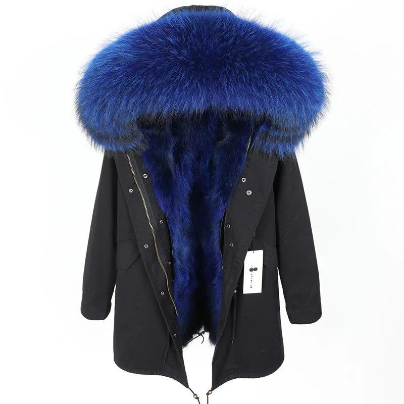 Luxurious Winter Fur Lined Jacket