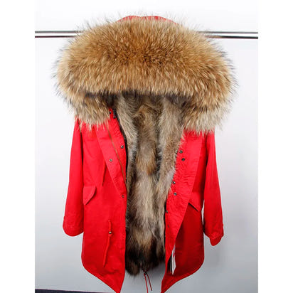 Luxurious Winter Fur Lined Jacket