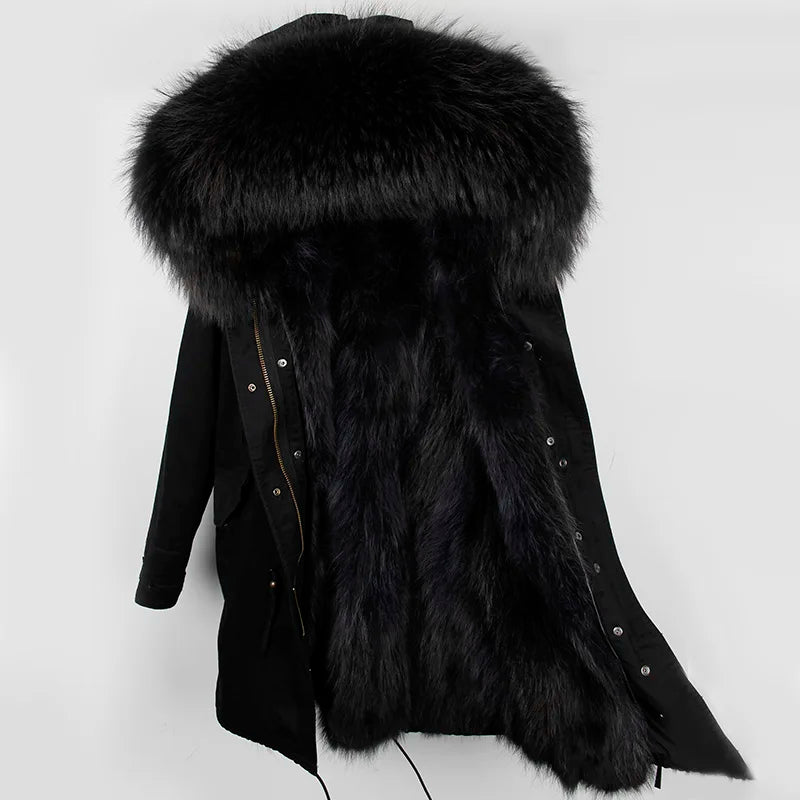 Luxurious Winter Fur Lined Jacket