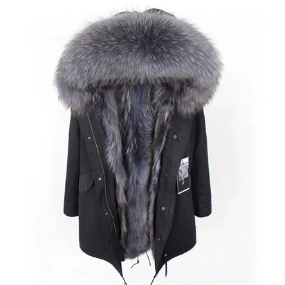 Luxurious Winter Fur Lined Jacket