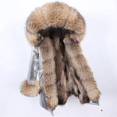 Luxurious Winter Fur Lined Jacket