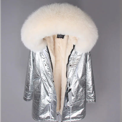 Luxurious Winter Fur Lined Jacket