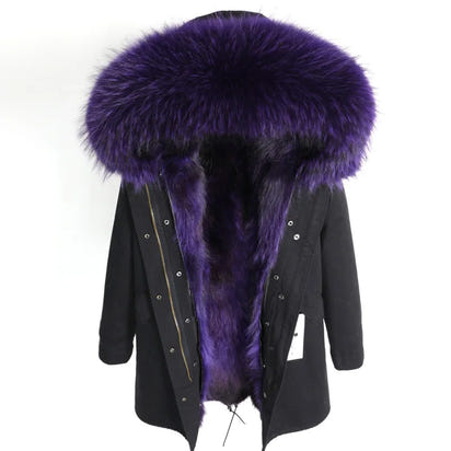 Luxurious Winter Fur Lined Jacket