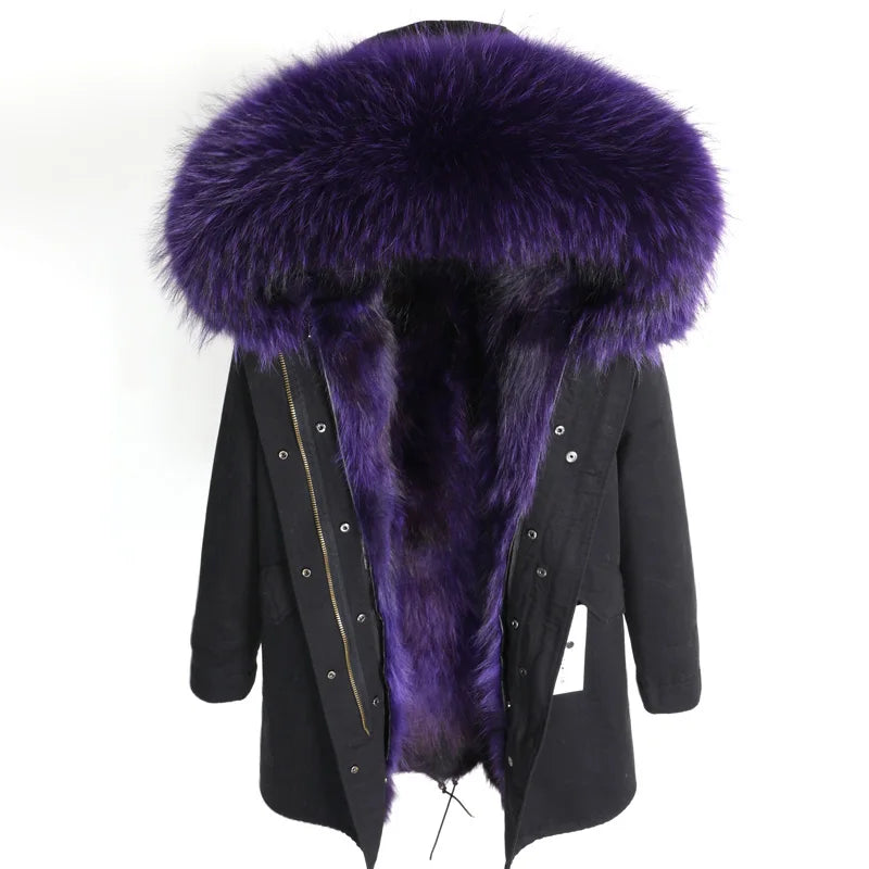 Luxurious Winter Fur Lined Jacket