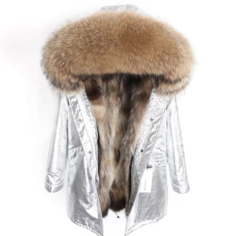 Luxurious Winter Fur Lined Jacket
