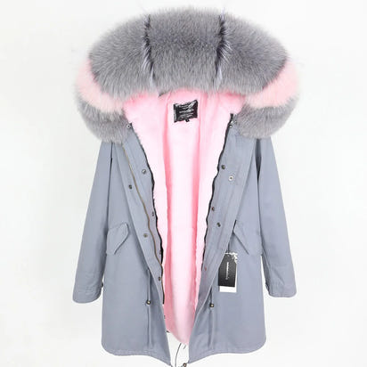 Luxurious Winter Fur Lined Jacket