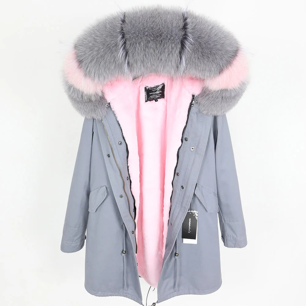 Luxurious Winter Fur Lined Jacket