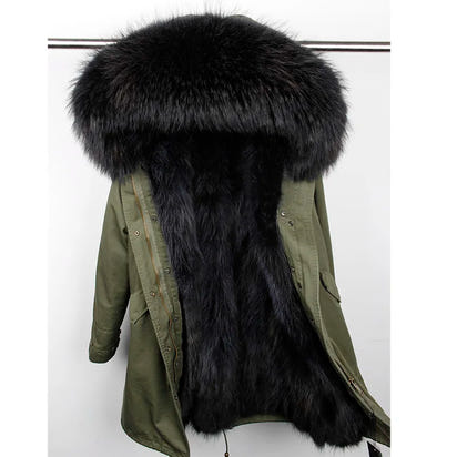 Luxurious Winter Fur Lined Jacket