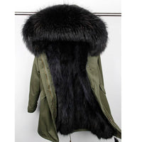 Luxurious Winter Fur Lined Jacket