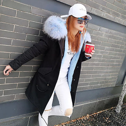 Luxurious Winter Fur Lined Jacket