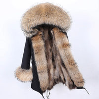 Luxurious Winter Fur Lined Jacket