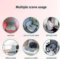 Premium Comfort Seat Cushion with Backrest