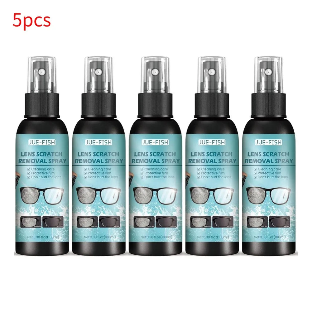 No. 1 Premium Lens Cleaner & Scratch-Repair Spray – Crystal Clear Vision for Eyeglasses & Sunglasses