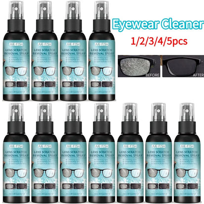 No. 1 Premium Lens Cleaner & Scratch-Repair Spray – Crystal Clear Vision for Eyeglasses & Sunglasses