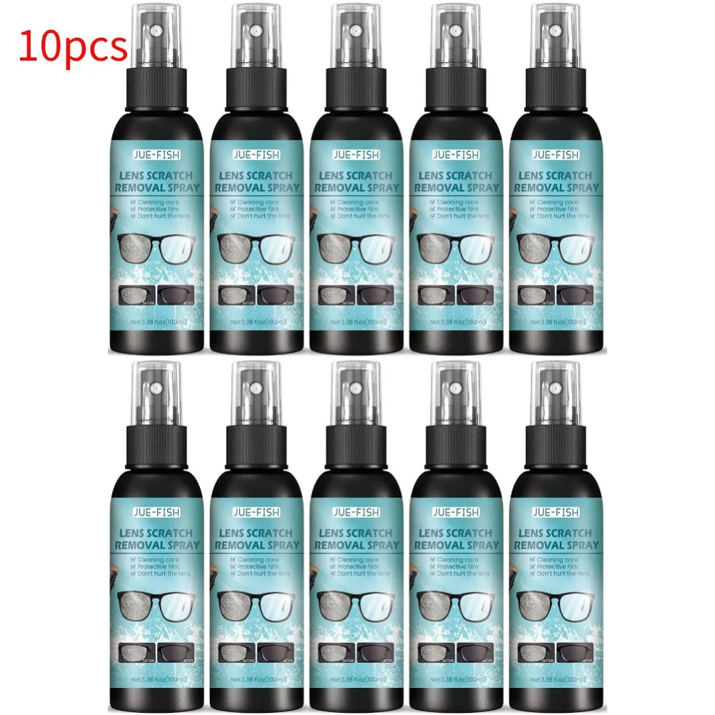 No. 1 Premium Lens Cleaner & Scratch-Repair Spray – Crystal Clear Vision for Eyeglasses & Sunglasses