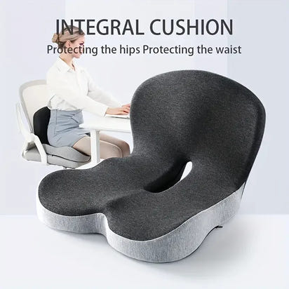 Premium Comfort Seat Cushion with Backrest