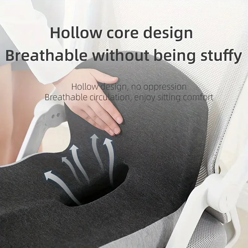 Premium Comfort Seat Cushion with Backrest
