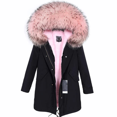 Luxurious Winter Fur Lined Jacket