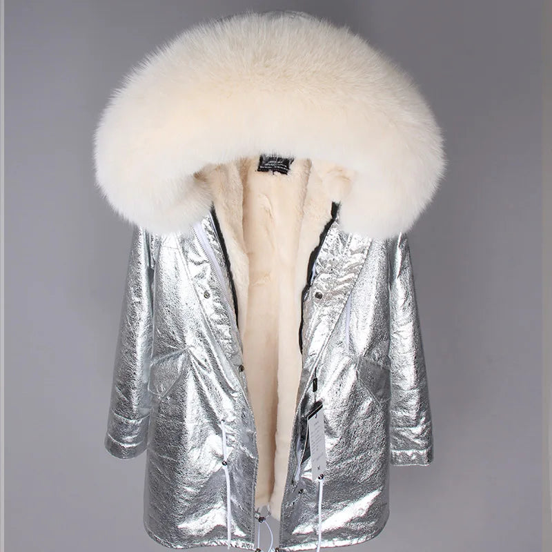 Luxurious Winter Fur Lined Jacket