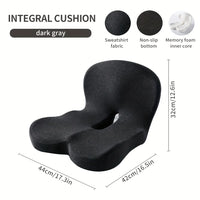 Premium Comfort Seat Cushion with Backrest