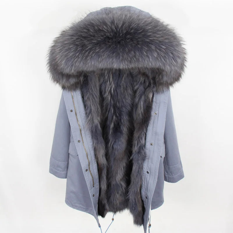 Luxurious Winter Fur Lined Jacket