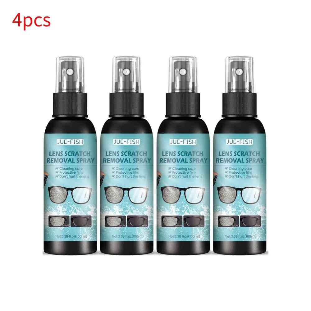 No. 1 Premium Lens Cleaner & Scratch-Repair Spray – Crystal Clear Vision for Eyeglasses & Sunglasses