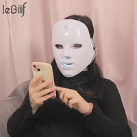 Transform Your Skin with 7-Color LED Therapy – Full Face & Neck Care